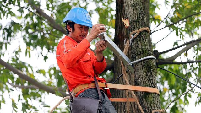 架設(shè)臨時線路 保障災(zāi)民用電